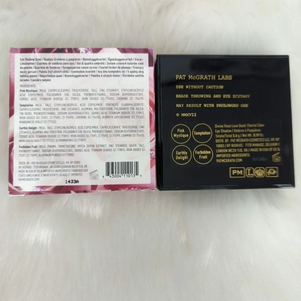 Pat McGrath Labs Divine‎ Rose Luxe Quad: Eternal Eden Eyeshadow Quad BNIB